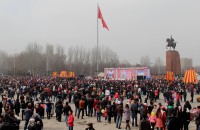 Бишкекте Ноорузду майрамдоо, 21-март, 2014-жыл. Сүрөт: Толгонай Умуралиева