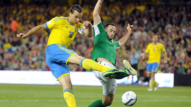 Футбол боюнча Швеция курамасынын капитаны жана башкы жылдызы Златан Ибрагимович.