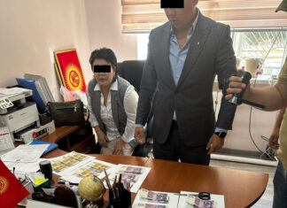 Бишкек: Окууга кабыл алууда акча талап кылууга шектелип дагы бир мектеп директору кармалды